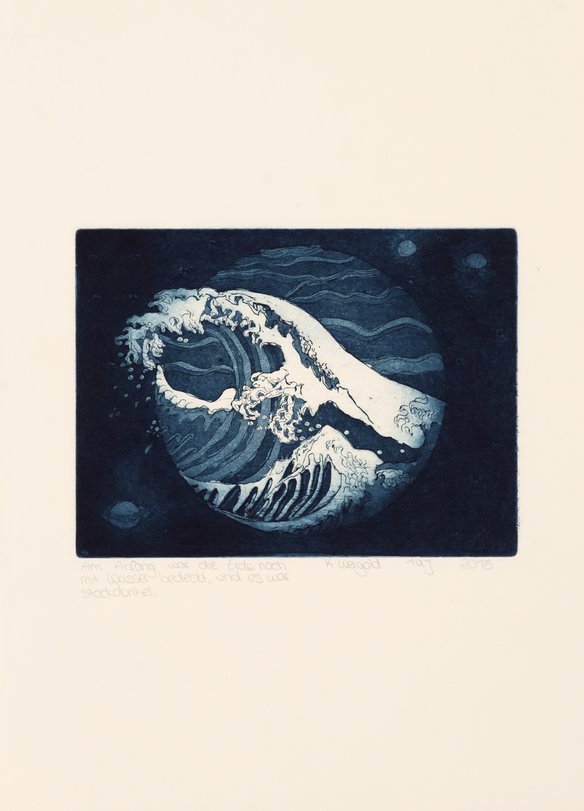 Archiv-Bild „Am Anfang war die Erde noch mit Wasser bedeckt, und es war stockdunkel“