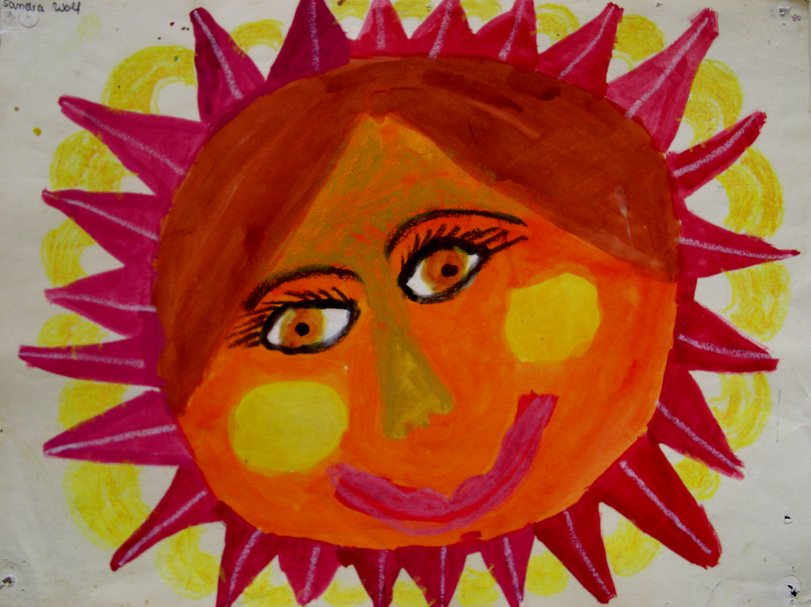 Archiv-Bild „Blume mit Gesicht“