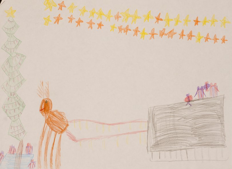 Archiv-Bild „Weihnachtsmann bringt Geschenke“