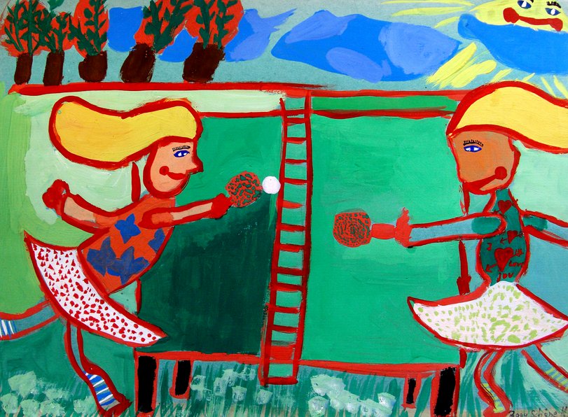 Archiv-Bild „Beim Tischtennis“