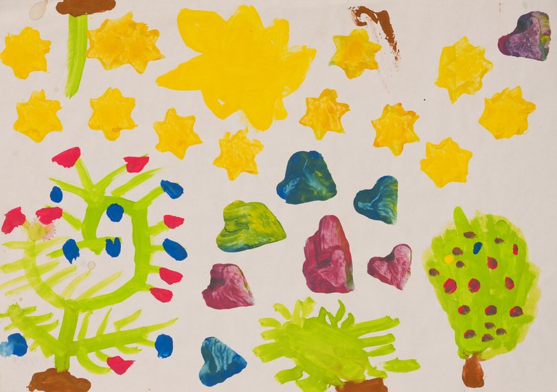 Archiv-Bild „Gemeinschaftsarbeit Weihnachtsmotive“