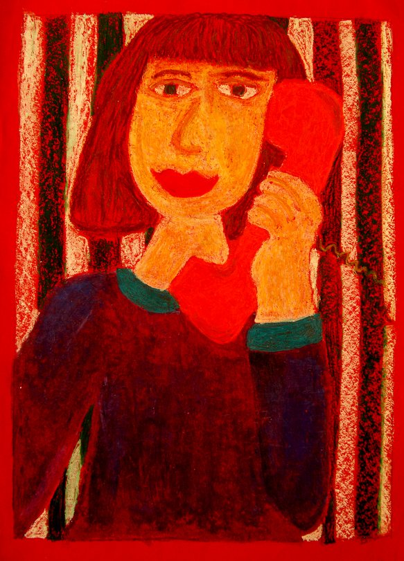 Archiv-Bild „Ich telefoniere“