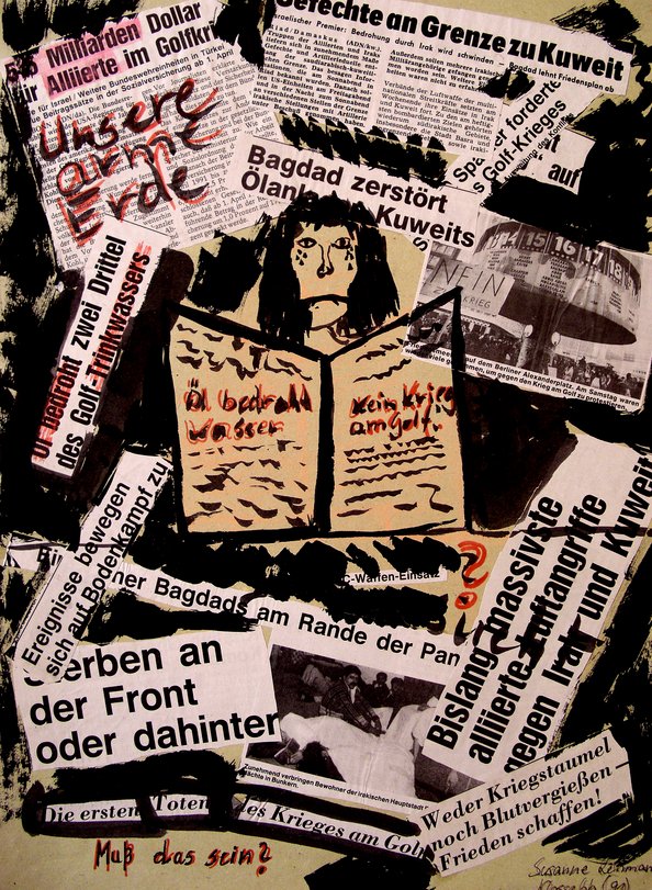 Archiv-Bild „Ich lese Zeitung (Golfkrieg)“