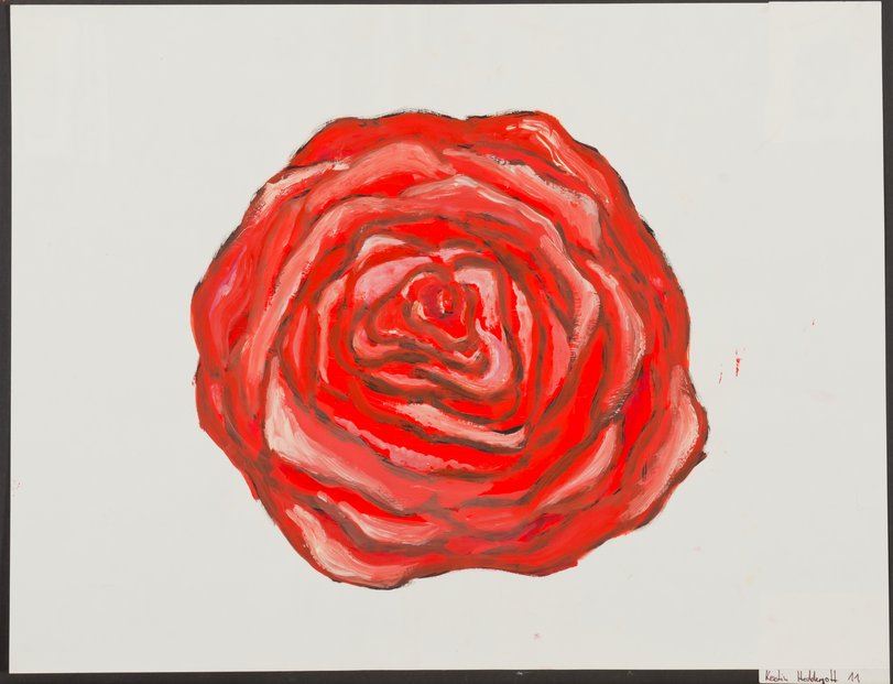 Archiv-Bild „Rose für ein Opfer des Massakers am Gutenberggymnasium“