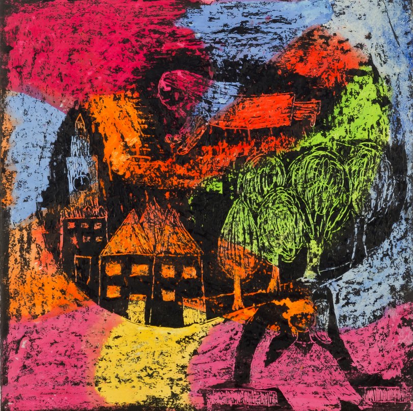 Archiv-Bild „Traumreise (Schutzengel über der Stadt)“