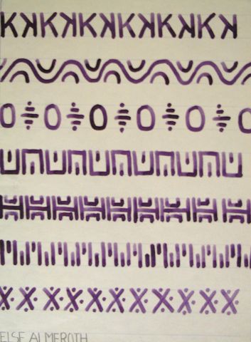 Archiv-Bild „Reihenmuster“