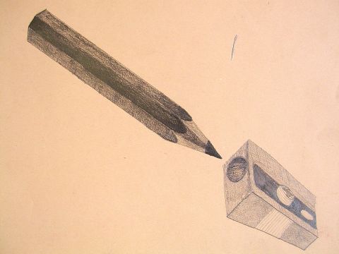 Archiv-Bild „Bleistift und Spitzer“