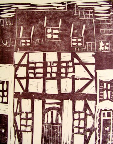 Archiv-Bild „Gutenberg-Gymnasium, Grafikmappe: In der Erfurter Altstadt“