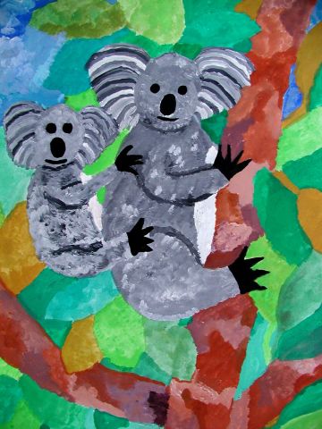 Archiv-Bild „Koalas im Regenwald“