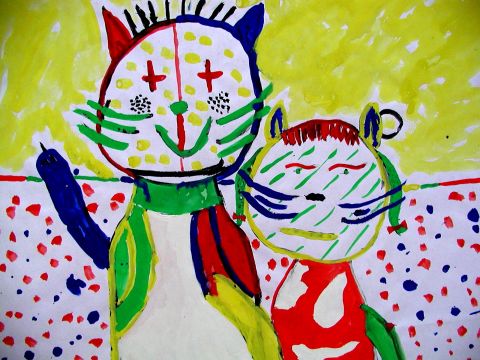 Archiv-Bild „Bunte Katzen“