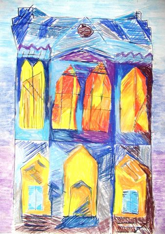 Archiv-Bild „Erleuchtete Fenster“