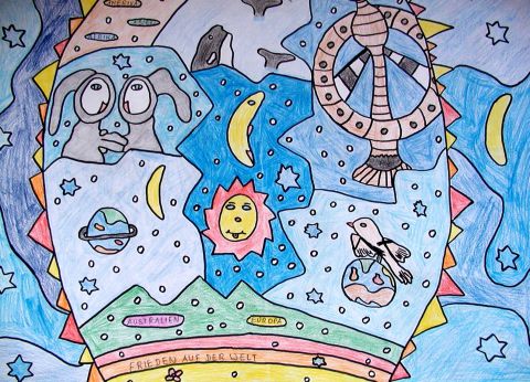 Archiv-Bild „Glück und Frieden auf der Erde“