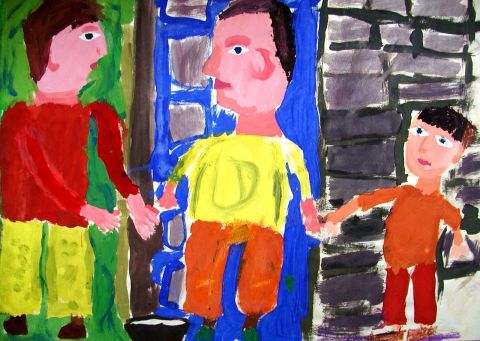 Archiv-Bild „Kinder in Not“