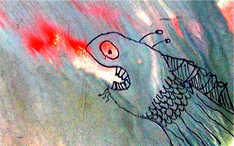 Archiv-Bild „Schlechter Atem macht einsam (Drache)“