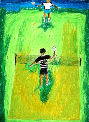 Archiv-Bild „Beim Tennis“