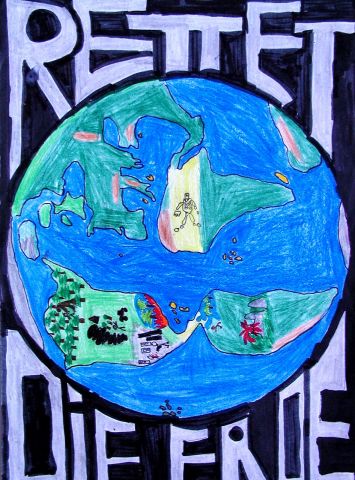 Archiv-Bild „Rettet die Erde“