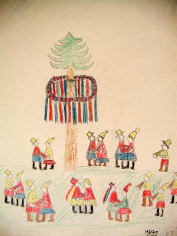 Archiv-Bild „Tanz unter dem Maibaum“