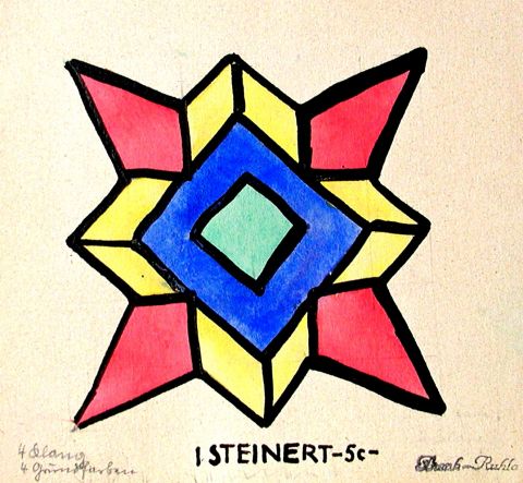 Archiv-Bild „Stern - 4-Klang Grundfarben“