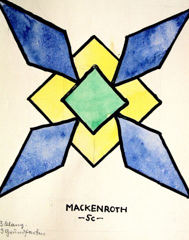 Archiv-Bild „Stern - 3-Klang Grundfarben“