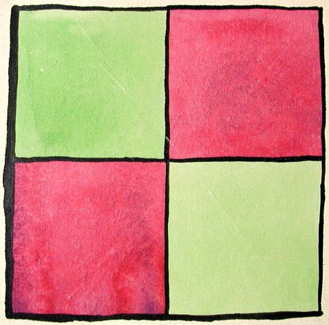 Archiv-Bild „Farbfenster - 2 Farbzwischenstufen“