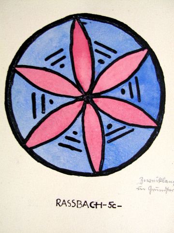 Archiv-Bild „Kreismuster - 2-Klang Grundfarben“