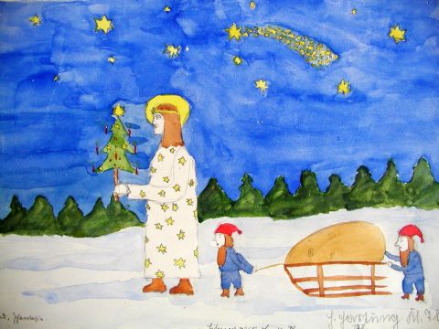 Archiv-Bild „Christkind, Phantasie“