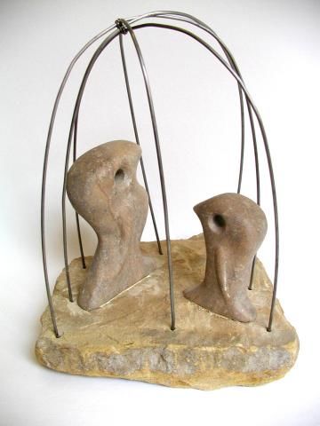 Archiv-Bild „Vögel im Käfig“