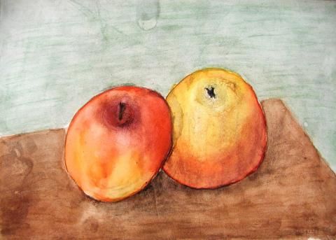 Archiv-Bild „Stillleben mit Äpfeln“