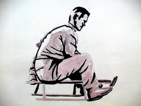 Archiv-Bild „Schlittenfahrer“