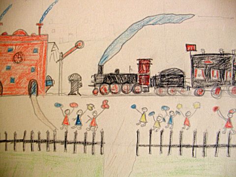 Archiv-Bild „Der Bahnhof“