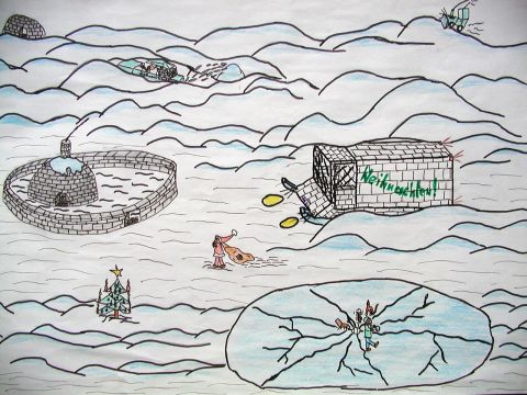 Archiv-Bild „Weihnachten in Schnee und Eis“