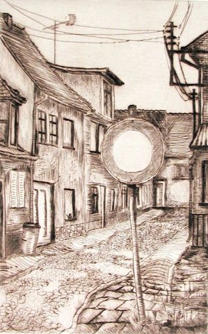 Archiv-Bild „Durchfahrt verboten“