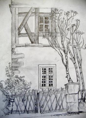 Archiv-Bild „Haus hinter dem Zaun“