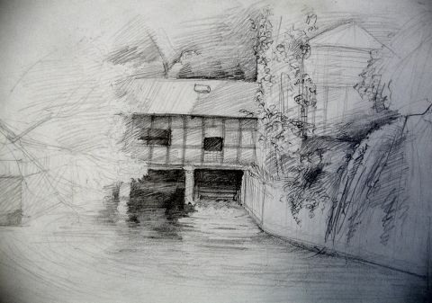 Archiv-Bild „Fluss und Brücke“