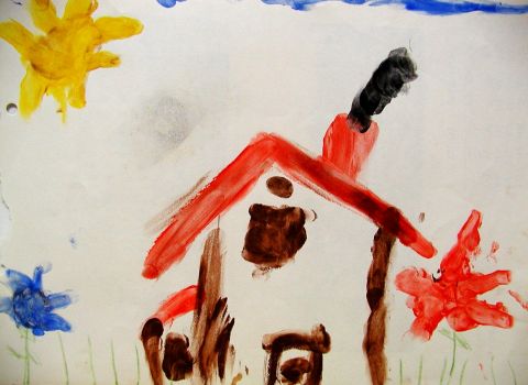 Archiv-Bild „Haus mit Sonne“