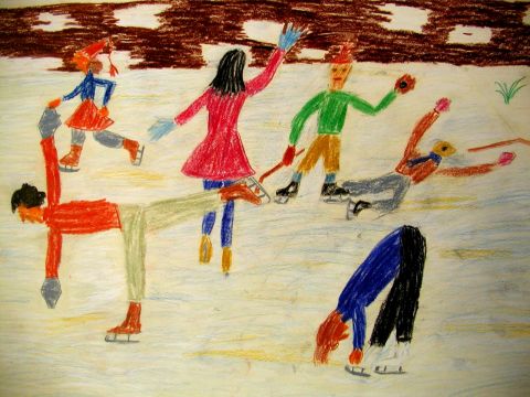 Archiv-Bild „Schlittschuhläufer“