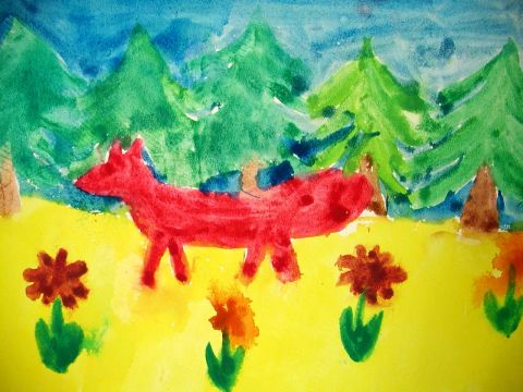 Archiv-Bild „Fuchs am Wald“