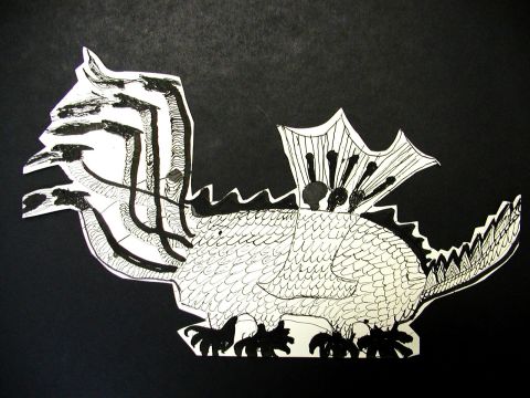 Archiv-Bild „Drache mit Krallen“