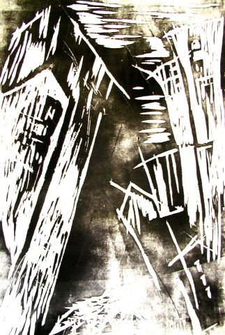 Archiv-Bild „Schräge Häuser“