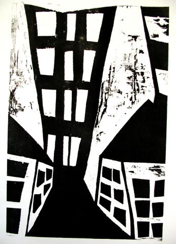 Archiv-Bild „Straße mit Hochhaus“