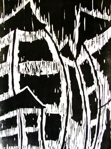 Archiv-Bild „Häuser biegen sich“