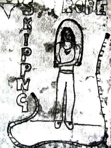 Archiv-Bild „Seilspringerin“