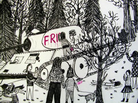 Archiv-Bild „Zyklus zu Bertolt Brecht : Der Kinderkreuzzug, Der Lehrer am Tank 2“