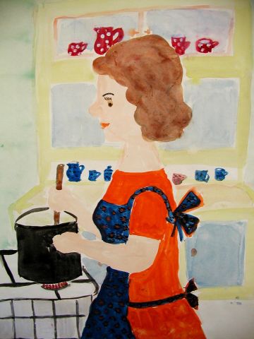 Archiv-Bild „Mutti kocht“