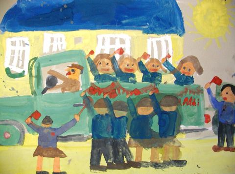 Archiv-Bild „Lastwagen am 1. Mai“