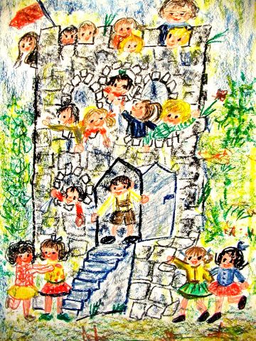 Archiv-Bild „Auf dem Burgturm der Wanderslebener Gleiche“