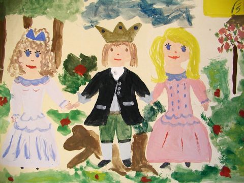 Archiv-Bild „Schneeweißchen und Rosenrot“