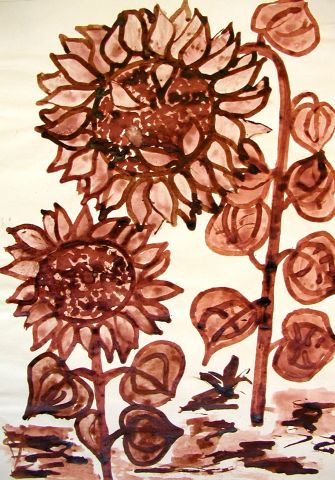 Archiv-Bild „Zwei Sonnenblumen“