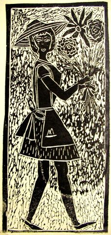 Archiv-Bild „Blumenmädchen“