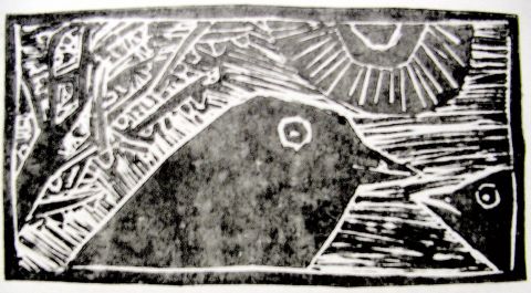 Archiv-Bild „Vogelköpfe vor der Sonne“